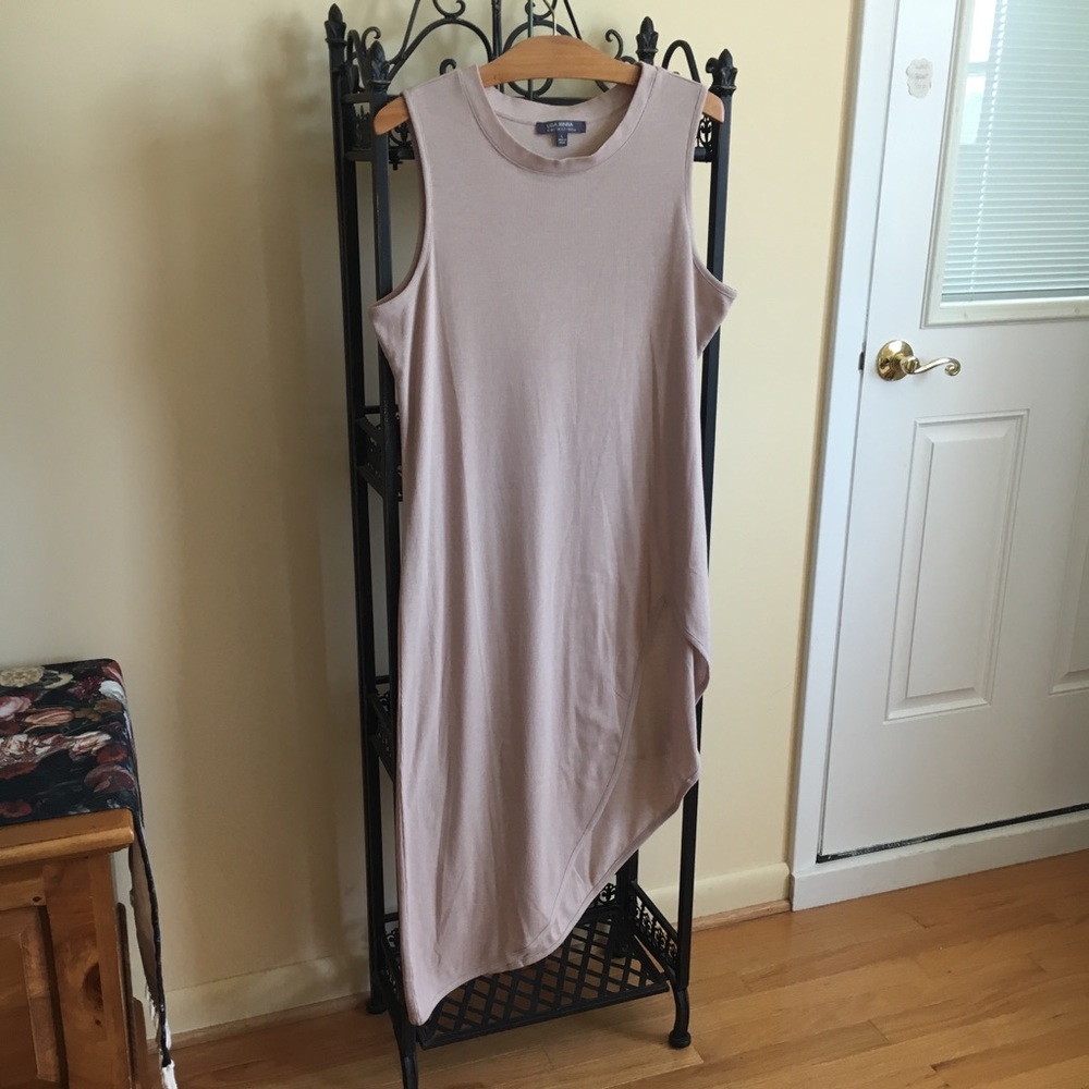 Lisa Rinna Asymmetrical Tunic Tank - L